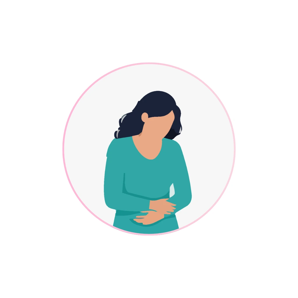 Woman with urogenital changes